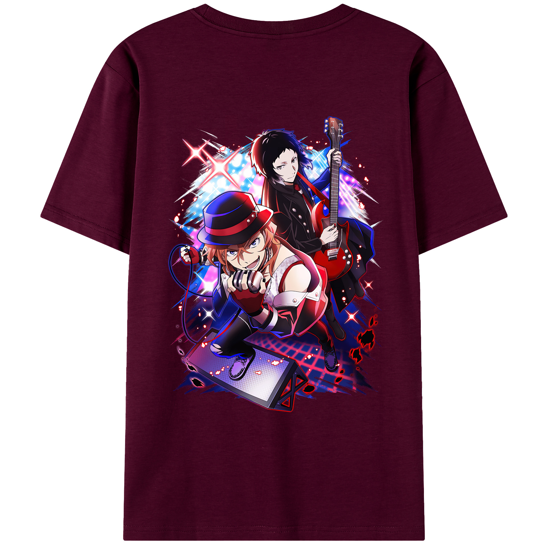 （画像用） 文豪ストレイドッグス Bungo Stray Dogs レディース半袖Tシャツ(バックプリント)